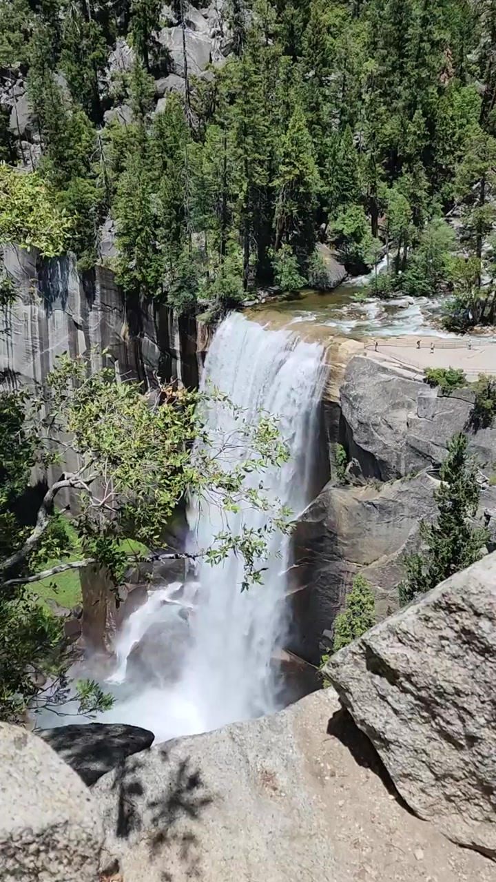 💧🦅 Vernal Fall Seen from Above